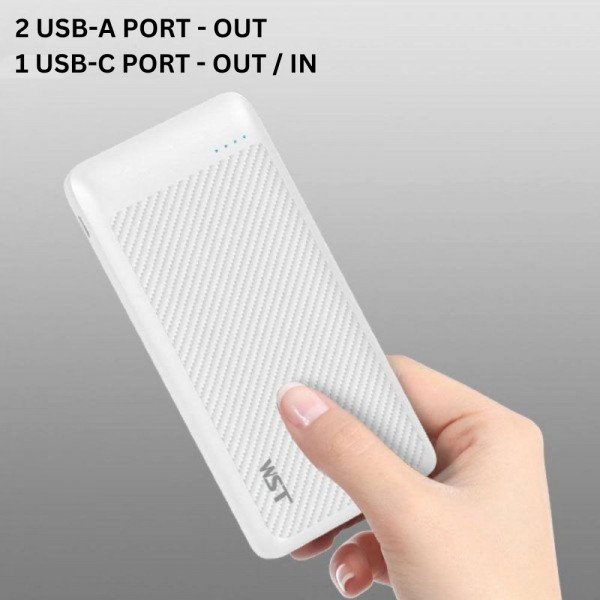 USB/Type-C Outputs Ultra Slim 10000mAh Universal Battery Pack Portable Charger Power Bank